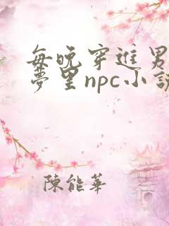 每晚穿进男神的梦里npc小说