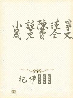 小说陈瑾宁李良晟免费全文阅读一