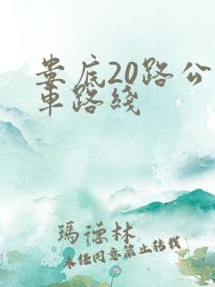 娄底20路公交车路线