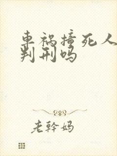 车祸撞死人需要判刑吗