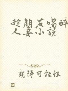 趁朋友喝醉侵犯人妻小说