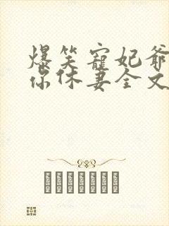 爆笑宠妃爷我等你休妻全文免费阅读