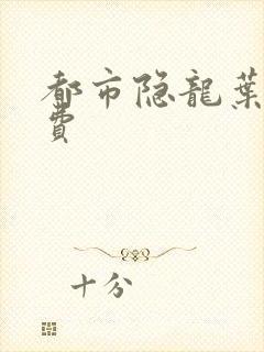 都市隐龙叶辰免费