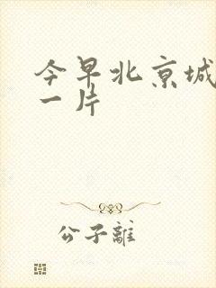 今早北京城哭声一片