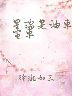 星瑞是油车还是电车