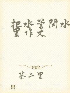 把水管开水放B里作文