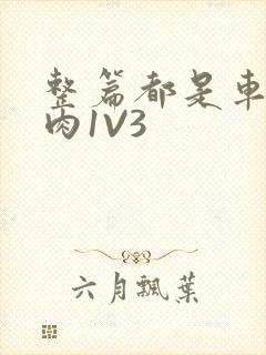 整篇都是车的多肉1V3