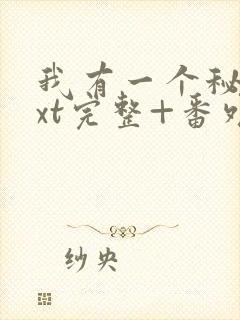 我有一个秘密txt完整+番外
