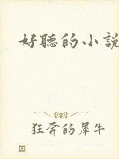 好听的小说书名