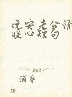 晚安老公情话最暖心短句