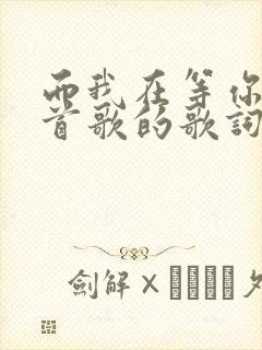 而我在等你是哪首歌的歌词