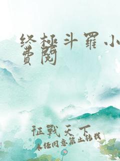 终极斗罗小说免费阅