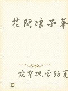 花间浪子华云龙