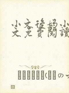 小文后妈小说全文免费阅读最新章节