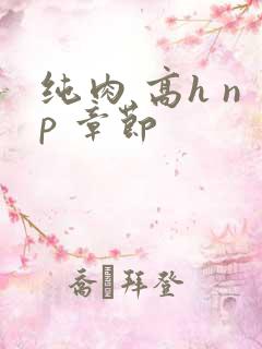 纯肉 高h np 章节