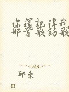 你还记得我吗是哪首歌的歌词