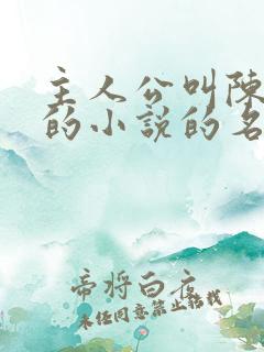 主人公叫陈小凡的小说的名字