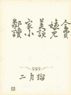 邻家美姨全文阅读小说免费