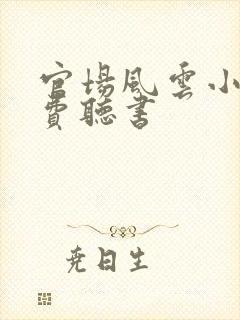 官场风云小说免费听书