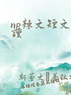 np辣文短文阅读