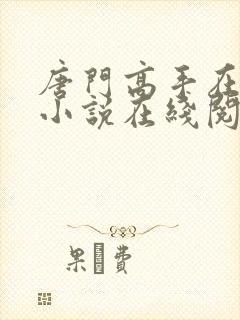 唐门高手在异世小说在线阅读