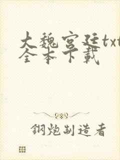 大魏宫廷txt全本下载