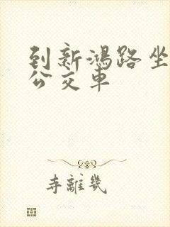 到新鸿路坐几路公交车