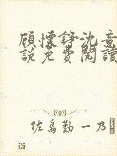 顾怀铮沈意棠小说免费阅读最新章节