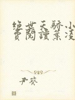 绝世天骄小说免费阅读叶凌天