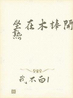 坐在木棒开始加热