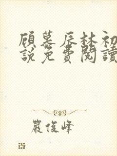 顾慕辰林初荔小说免费阅读最新章节