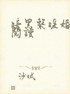 暗黑系暖婚免费阅读