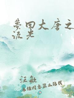 梦回大唐之萧瑟流光