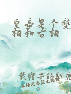 皇帝是个双被左相和右相