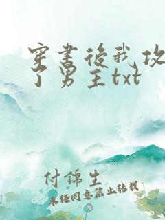 穿书后我攻略错了男主txt