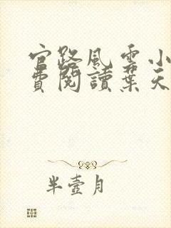 官路风云小说免费阅读叶天