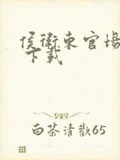 侯卫东官场笔记 下载