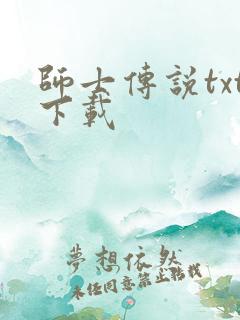 师士传说txt下载