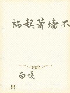 祸起萧墙不知戢