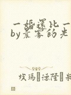 一婚还比一婚高by晨雾的光