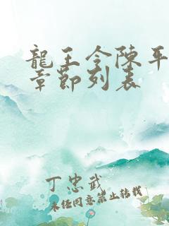 龙王令陈平最新章节列表