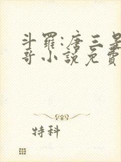 斗罗:唐三是我哥小说免费阅读