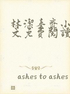 林洁秦齐小说全文免费阅读最新章节