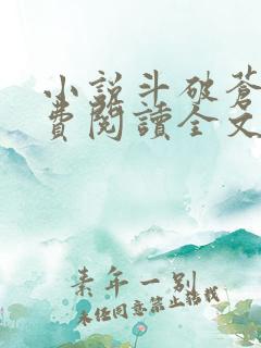 小说斗破苍穹免费阅读全文无窗口