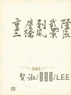 重庆到武隆天生三桥风景区怎么坐车