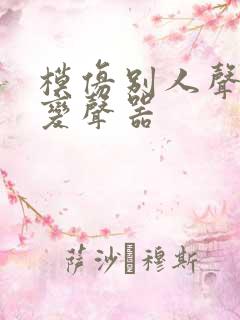 模仿别人声音的变声器