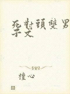 死对头双男主生子文