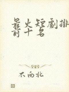 最火短剧排行榜前十名