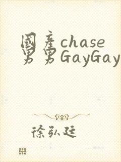国产chase男男GayGay