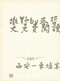 撒野by巫哲全文免费阅读